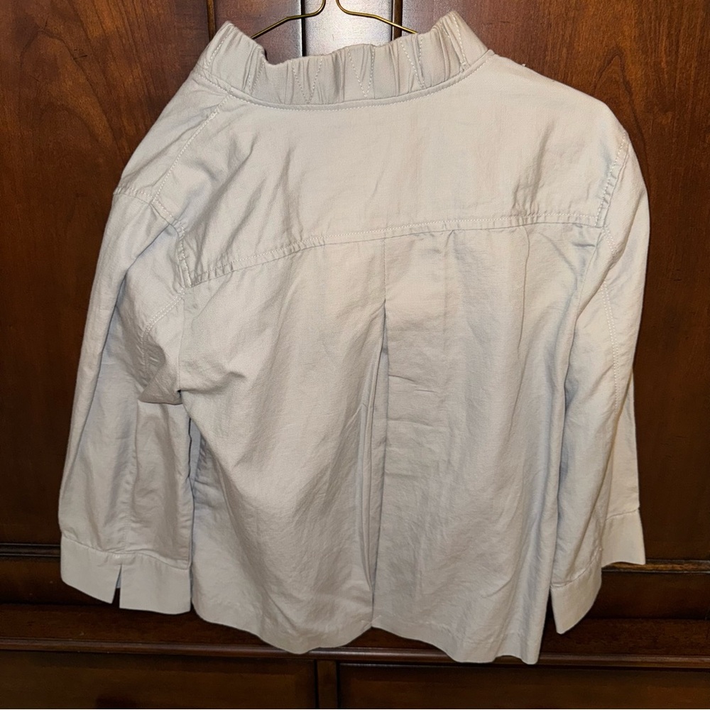NWT Coldwater Creek Women's Light Gray Utility Jacket - Picture 6 of 7